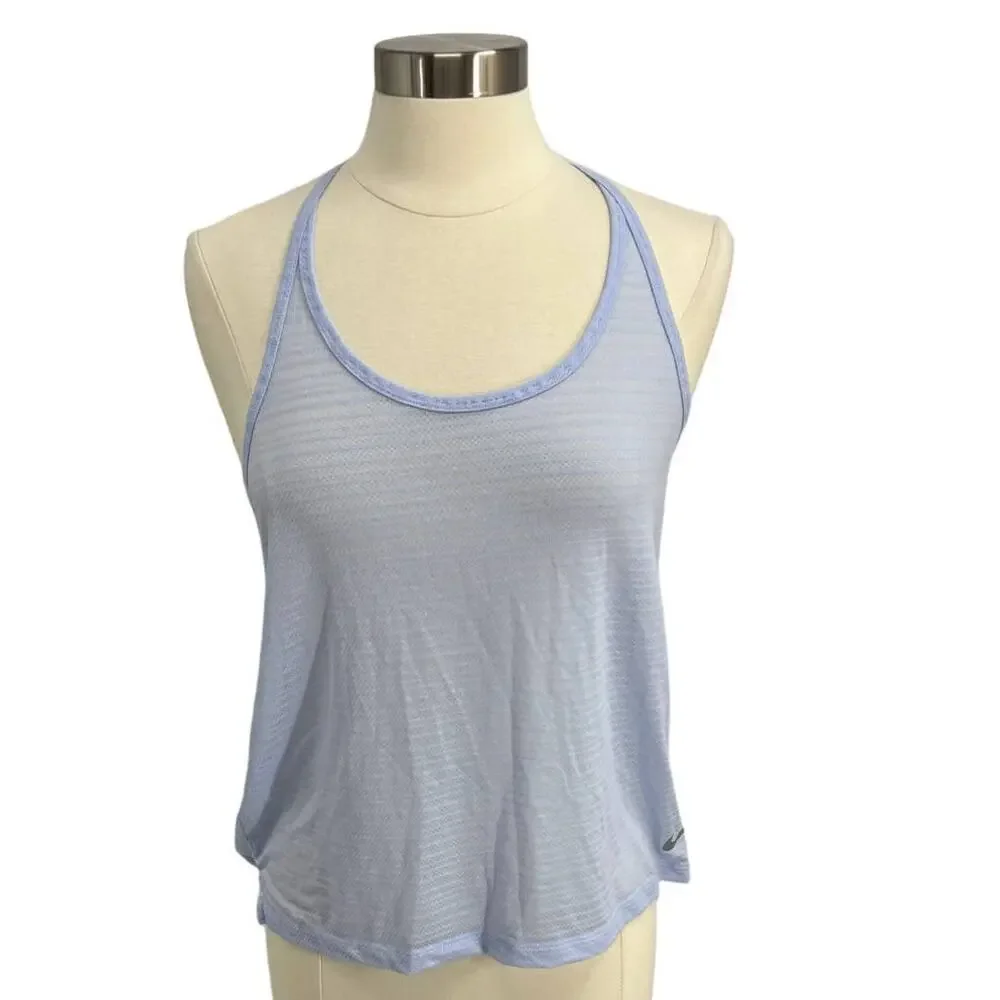 NIKE Sheer Razorback Tank Top SZ MD